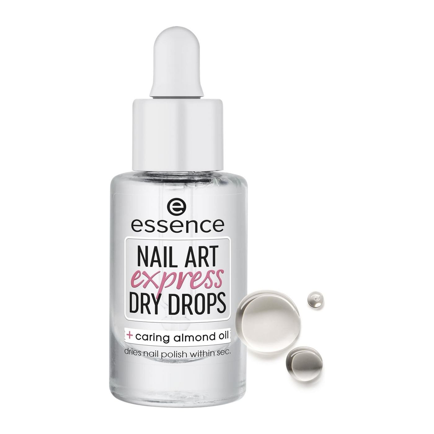 Essence Nail Art Express Dry Drops – Dries Polish in 60 Seconds with Vitamin E (8ml)