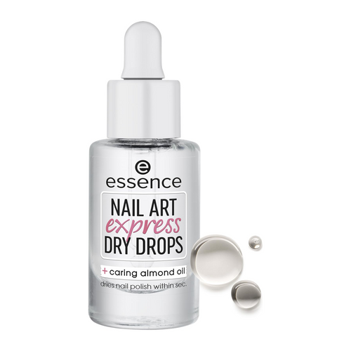 Essence Nail Art Express Dry Drops – Dries Polish in 60 Seconds with Vitamin E (8ml)