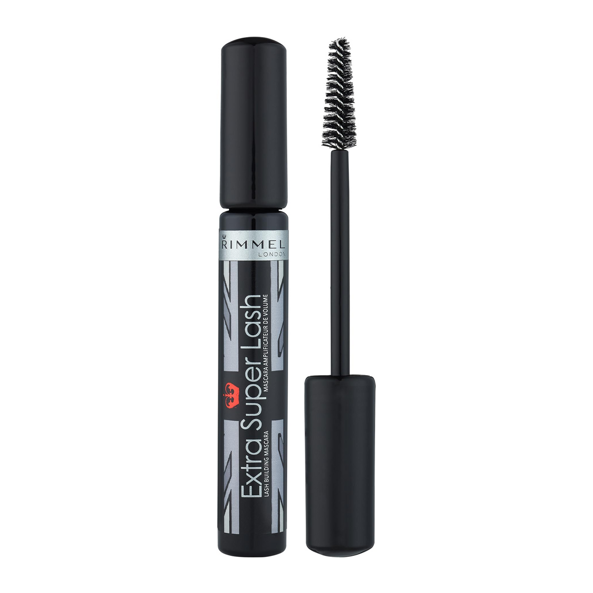Rimmel Extra Super Lash Mascara – Define, Lengthen & Curl with Vitamin E, Black