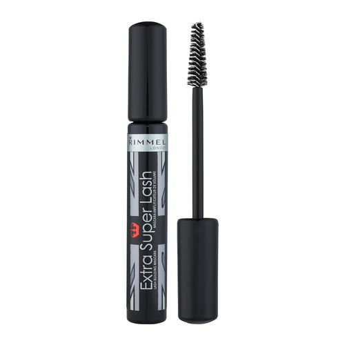 Rimmel Extra Super Lash Mascara – Define, Lengthen & Curl with Vitamin E, Black