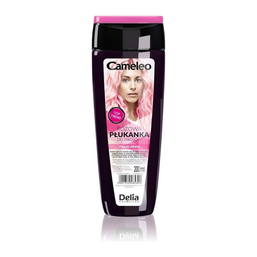 Cameleo Pink Hair Toner for Blonde & Grey Hair - Eliminates Yellow Tones, Adds Rose Hue