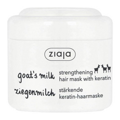Ziaja Goat's Milk Hair Mask 200ml | Deeply Nourishes Dry, Damaged Hair for Softness & Shine