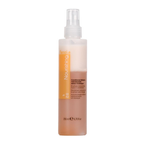 Fanola Nourishing Bi-Phase Leave-In Conditioner | Keratin & Milk Proteins for Dry, Frizzy Hair