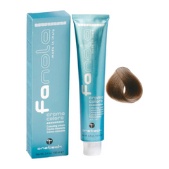 Fanola 7.1 Ash Blonde Permanent Hair Color Cream - Vibrant, Healthy Shine