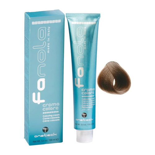 Fanola 7.1 Ash Blonde Permanent Hair Color Cream - Vibrant, Healthy Shine