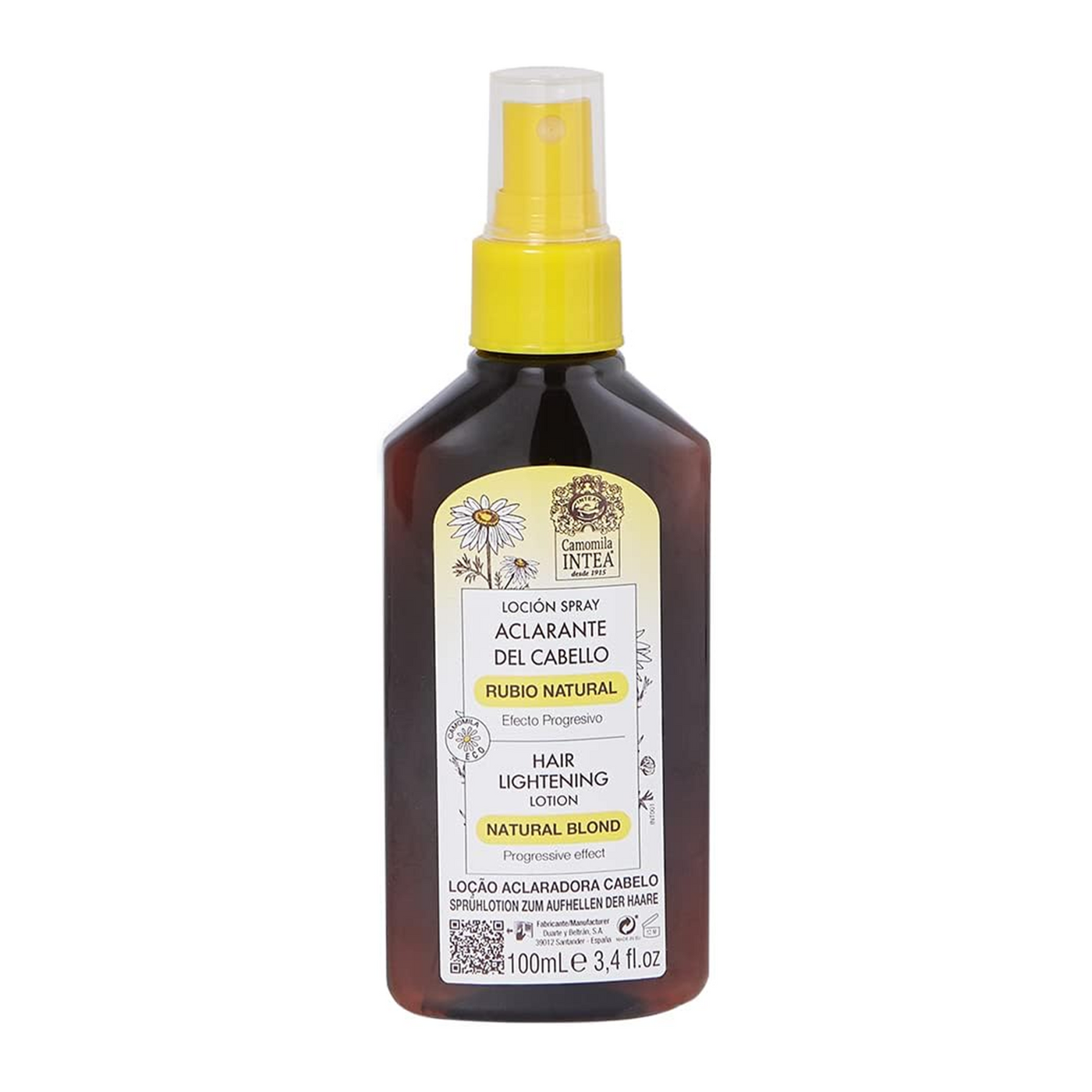 Camomila intea premium – Spray aclarador de cabello rubio natural - Extracto natural ec...
