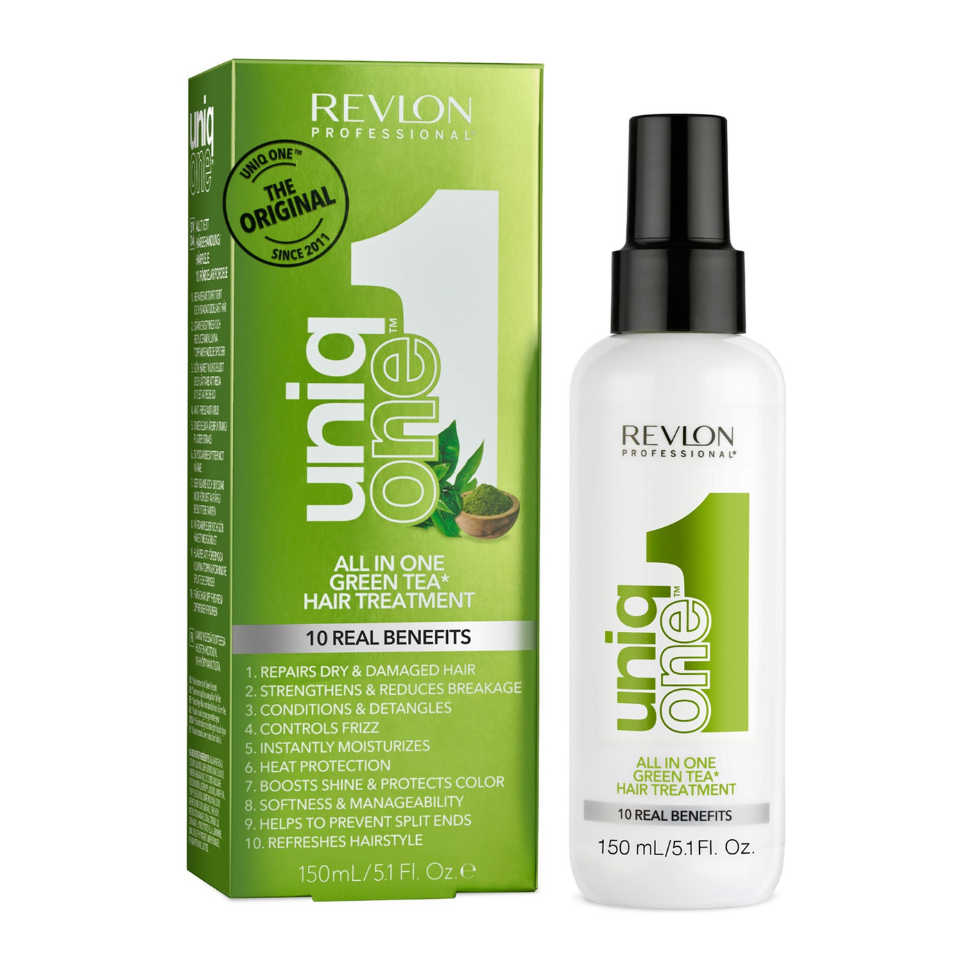 Uniq One Green Tea All-In-One Hair Treatment - Nourish & Revitalize