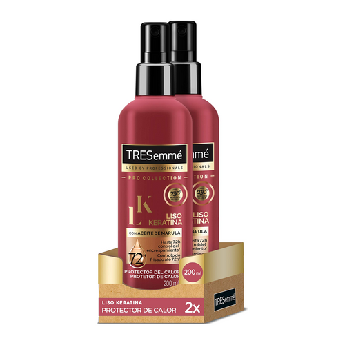 Tresemme Keratin Smooth Heat Protectant Spray - Frizz Control & Shine (2 Pack)