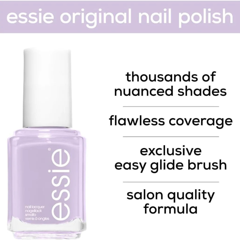 Essie Nail Polish 13.5ml – Iconic Colour, Smooth Application, Salon Finish