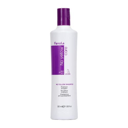 Fanola No Yellow Shampoo 350ml – Cooling Toning for Blonde & Grey Hair