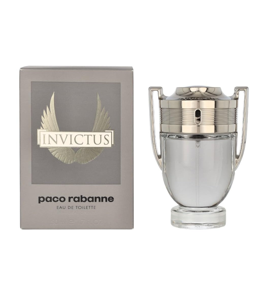 Paco Rabanne Invictus Eau de Toilette for Men - 50ml Travel Size Refresher