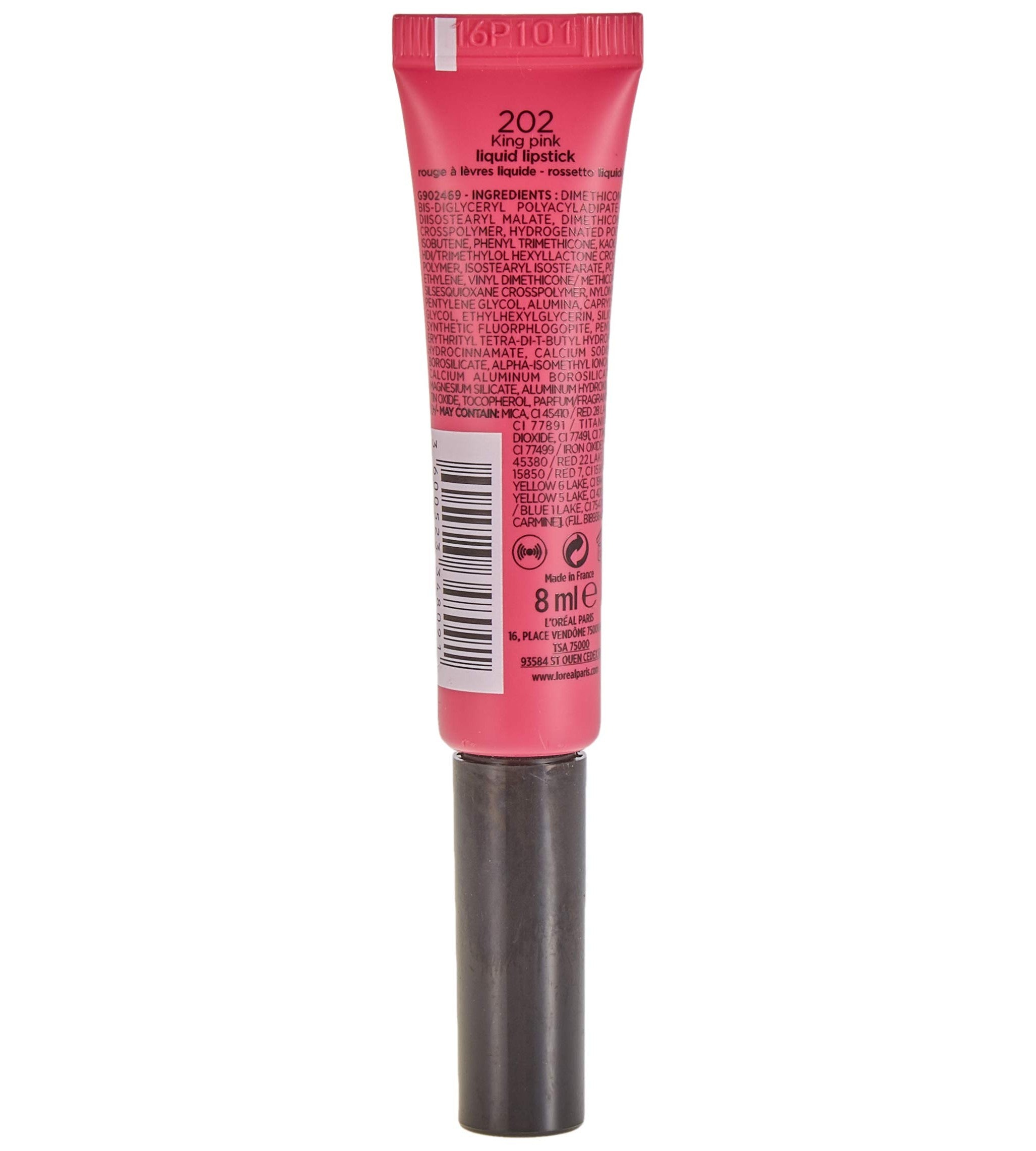 L'Oréal Infallible Lip Paint Matte - 202 King Pink | Bold 8-Hour Wear