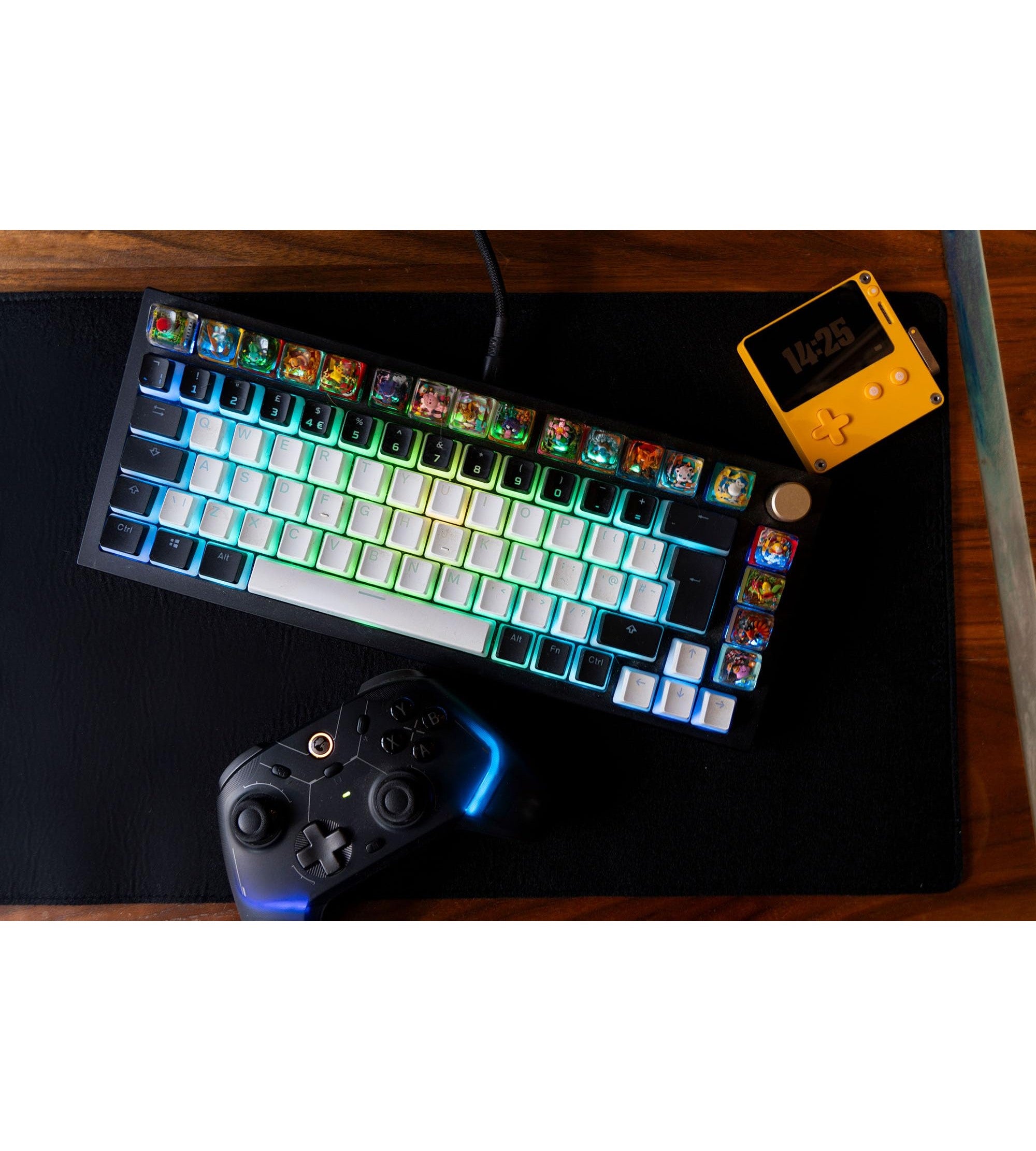 Large Felt Desk Mat - Black 90x40cm | Smooth, Non-Slip & Water Resistant Workspace Protector