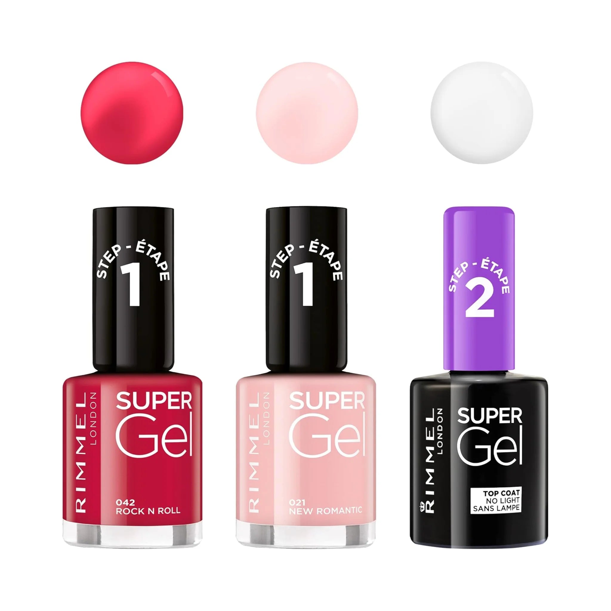 Rimmel Super Gel Top Coat Nail Polish 12ml – No UV Lamp Needed