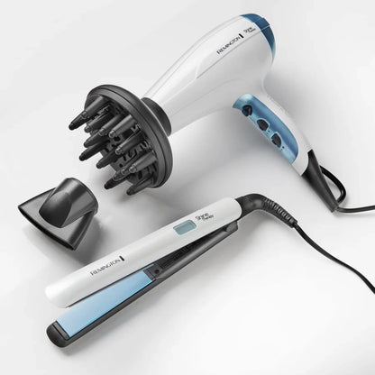 S8500 Shine Therapy Straightener by Remington – Argan Oil Ceramic Plates, 150–230 °C EU Plug