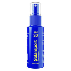 Solarsport SPF 30 Dry-Mist Sport Sunscreen - Non-Slip, Sweat-Resistant (50ml)
